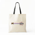 Retro Star Alaskan Malamute Tote Bag by MenagerieMayhem Retro Star Alaskan Malamute Tote Bag