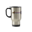 Retro Star English Springer Spaniel Travel Mug by MenagerieMayhem Retro Star English Springer Spaniel Travel Mug