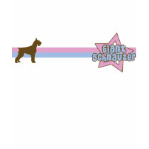 Retro Star Giant Schnauzer t-shirts