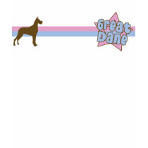 Retro Star Great Dane t-shirts