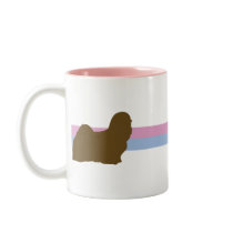 Retro Star Lhasa Apso mugs