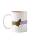 Retro Star Pembroke Welsh Corgi Mug