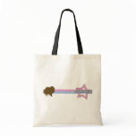 Retro Star Pomeranian Tote Bag