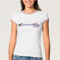 Retro Star Saluki t-shirts by MenagerieMayhem Retro Star Saluki t-shirts