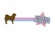Retro Star Tibetan Mastiff t-shirts by MenagerieMayhem Retro Star Tibetan Mastiff t-shirts