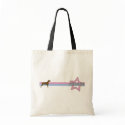 Retro Star Weimaraner Bag