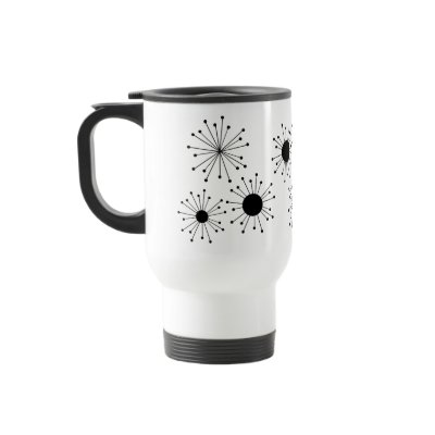 Retro Starburst Coffee Mug by JuJuGarden