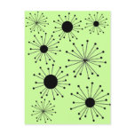 Retro Starburst Post Cards