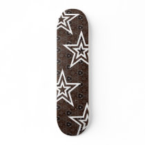 Retro Stars Custom Skate Board
