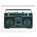 retro stereo calendar