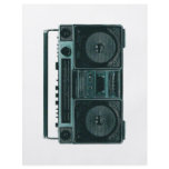 retro stereo flyer