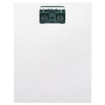 retro stereo letterhead