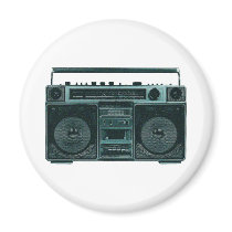retro stereo magnets