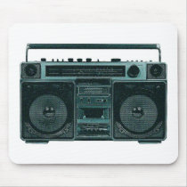 retro stereo mousepad