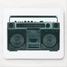 retro stereo mousepad