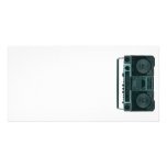 retro stereo photo card
