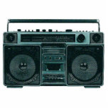 retro stereo photo sculpture