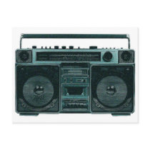 retro stereo postcards