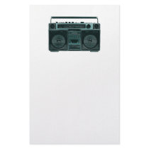 retro stereo stationery