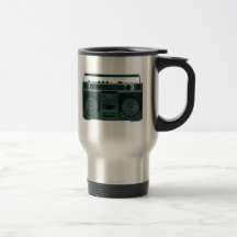 retro stereo travel mug