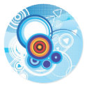 retro sticker