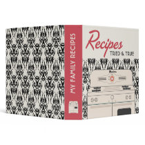 Retro Stove Recipe (red ivory) Binders