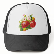 Retro Strawberry Trucker Hat