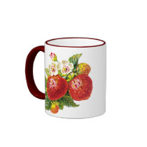 Retro Strawberry Coffee Mug