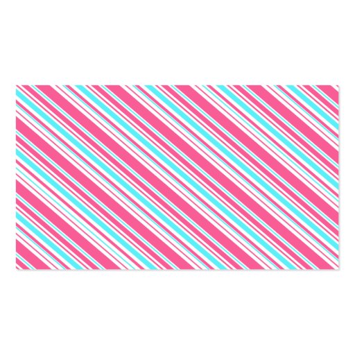 Retro Stripes business card (back side)