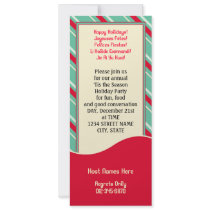 Retro Stripes invitations