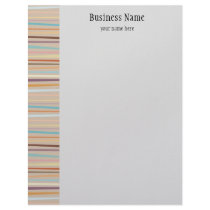 Retro Stripes Letterhead