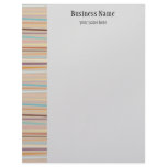 Retro Stripes Letterhead