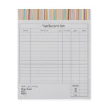 Retro Stripes Small Order Form flyers