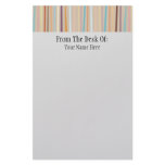 Retro Stripes Stationery