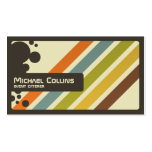 Retro Stripes - Style 2 Business Card Templates