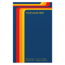 retro stripes : v.2 : stationery