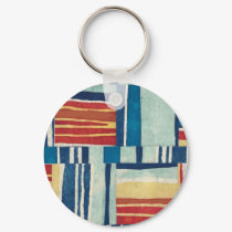 Retro Style Abstract Fabric Art Gifts - Customize keychains by naturetees Retro Style Abstract Fabric Art Gifts - Customize keychains