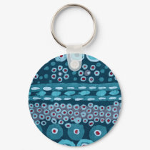 Retro Style Abstract Fabric Art Gifts - Customize keychains by naturetees Retro Style Abstract Fabric Art Gifts - Customize keychains