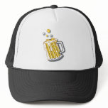 retro style beer graphic trucker hat