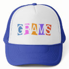 Retro-style Grams Trucker Hat
