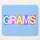 Retro-style Grams Standard Mousepad