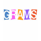 Retro-style Grams Ladies Long Sleeve T-Shirt