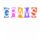 Retro-style Grams Ladies Basic T-Shirt
