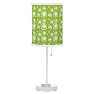 Retro Style Green Polka Dots Desk Lamp