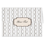 Retro Style Label Card