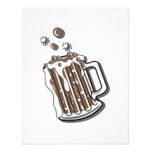 retro style root beer graphic custom announcements