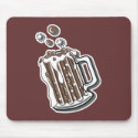 retro style root beer graphic mousepads