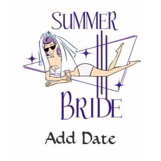 Retro Summer Bride Gifts shirt