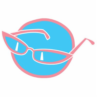 retro sunglasses acrylic cut out by doonidesigns
