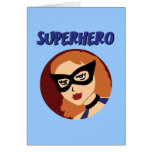 Retro Superhero Greeting Cards